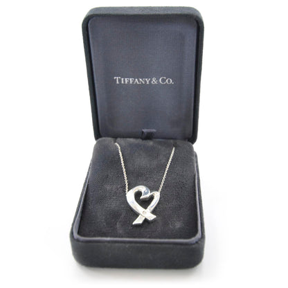 Tiffany Sterling Silver Paloma Picasso Diamond Loving Heart Necklace 5 of 5