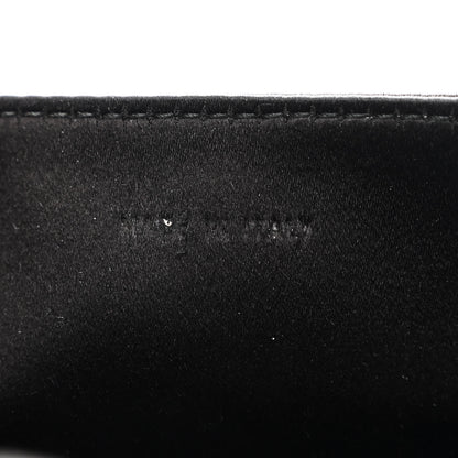 Christian Dior Satin CD Box Clutch with Chain Black 8 of 12