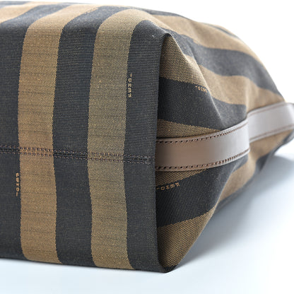 Fendi Pequin Cuoio Vegetale Large Hobo Tobacco Blue Mirto Cuoio 9 of 9