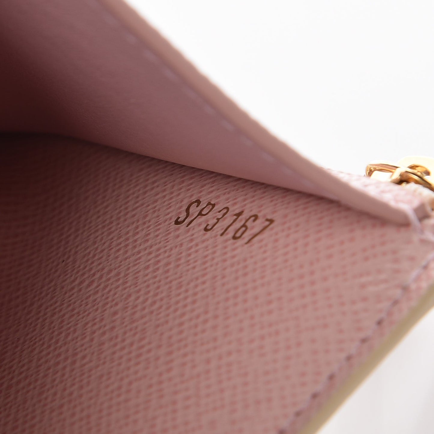 Damier Azur Victorine Wallet Rose Ballerine