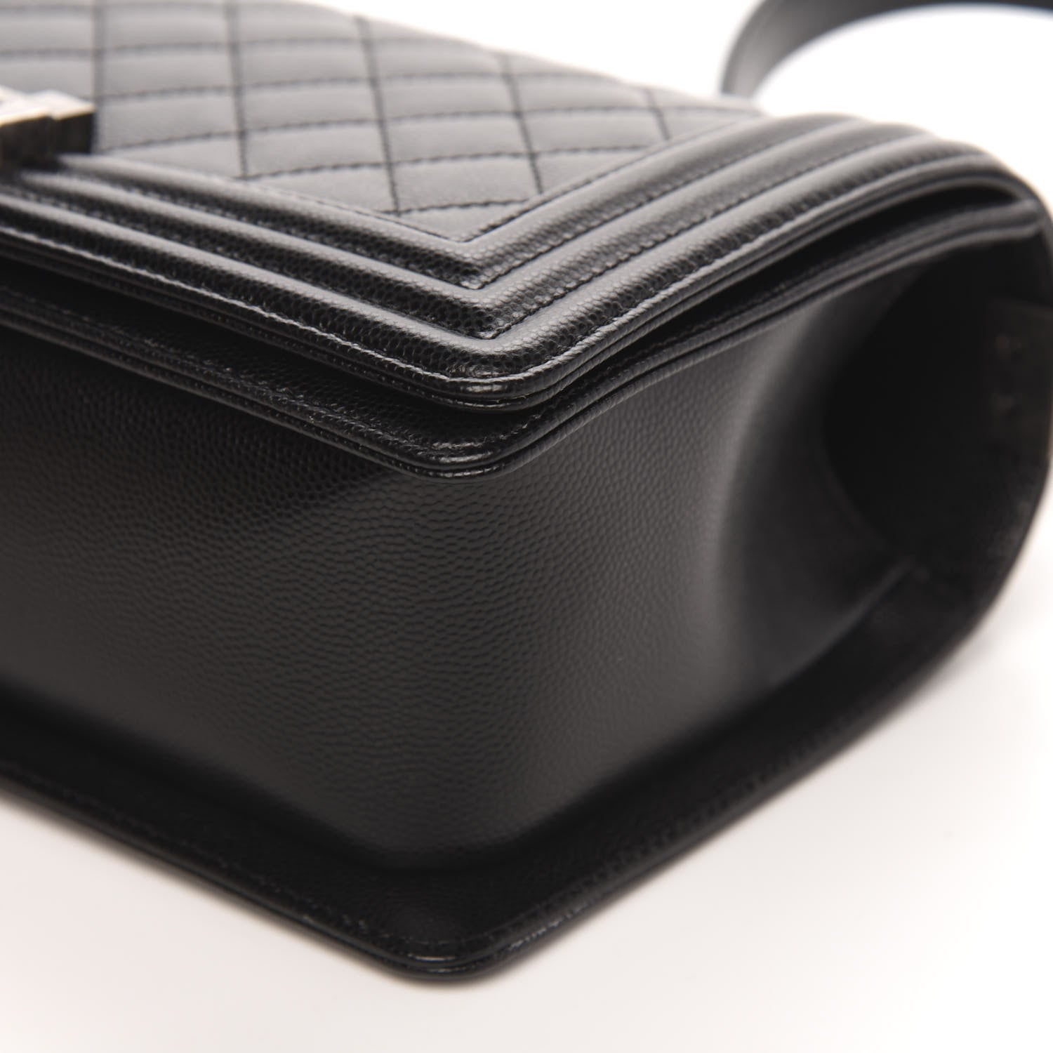 Chanel Caviar Quilted Medium Boy Flap Black 10 of 11