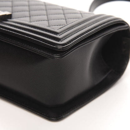 Chanel Caviar Quilted Medium Boy Flap Black 10 of 11