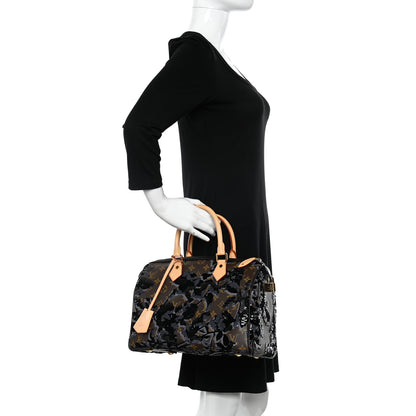 Louis Vuitton Monogram Fleur De Jais Sequins Speedy 30 2 of 10