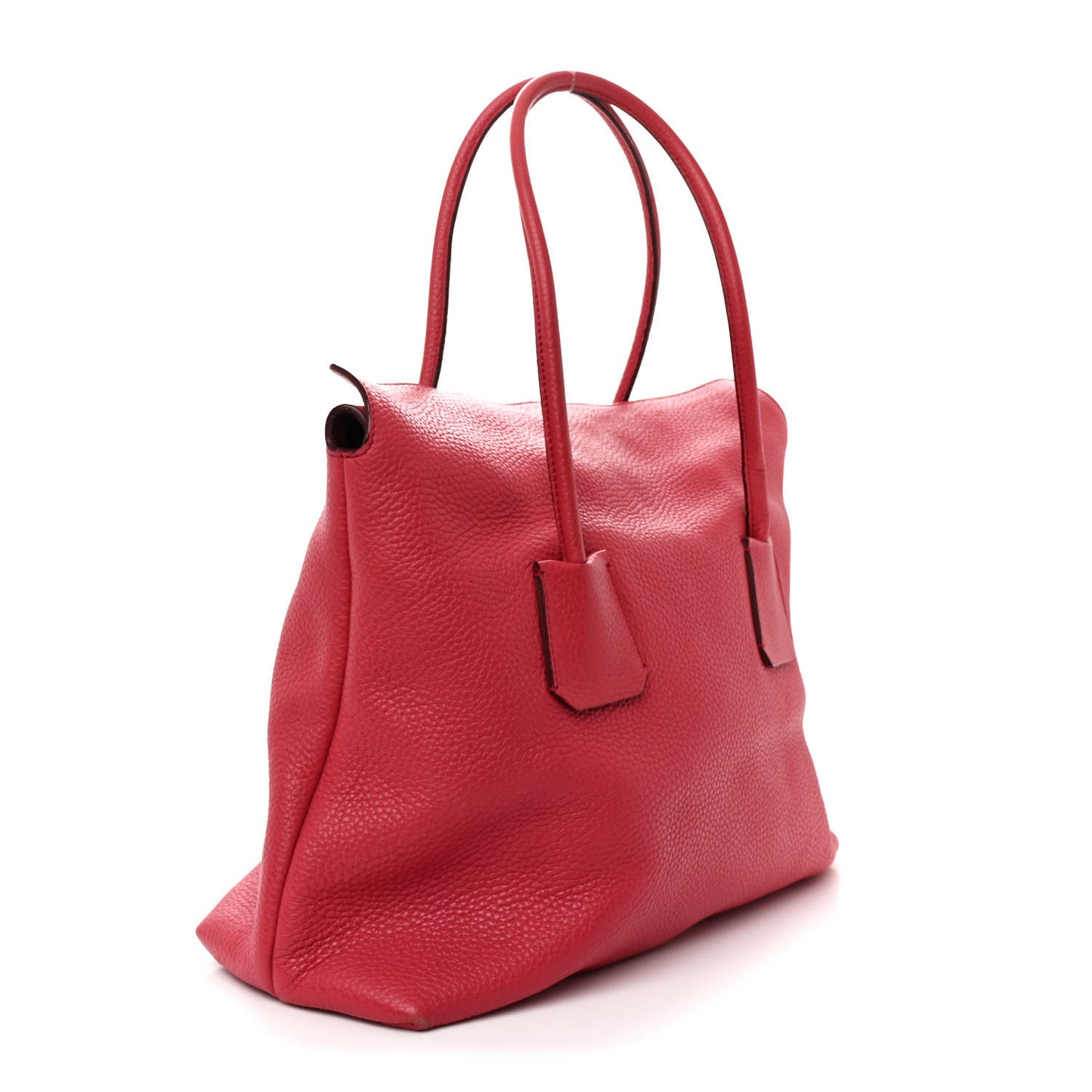 Grainy Calfskin Medium Baynard Tote Pink Azalea