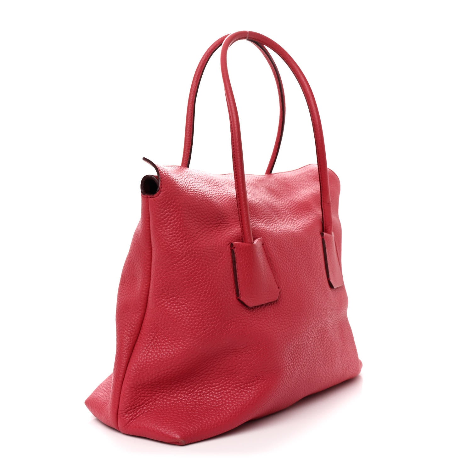 Burberry Grainy Calfskin Medium Baynard Tote Pink Azalea 3 of 15