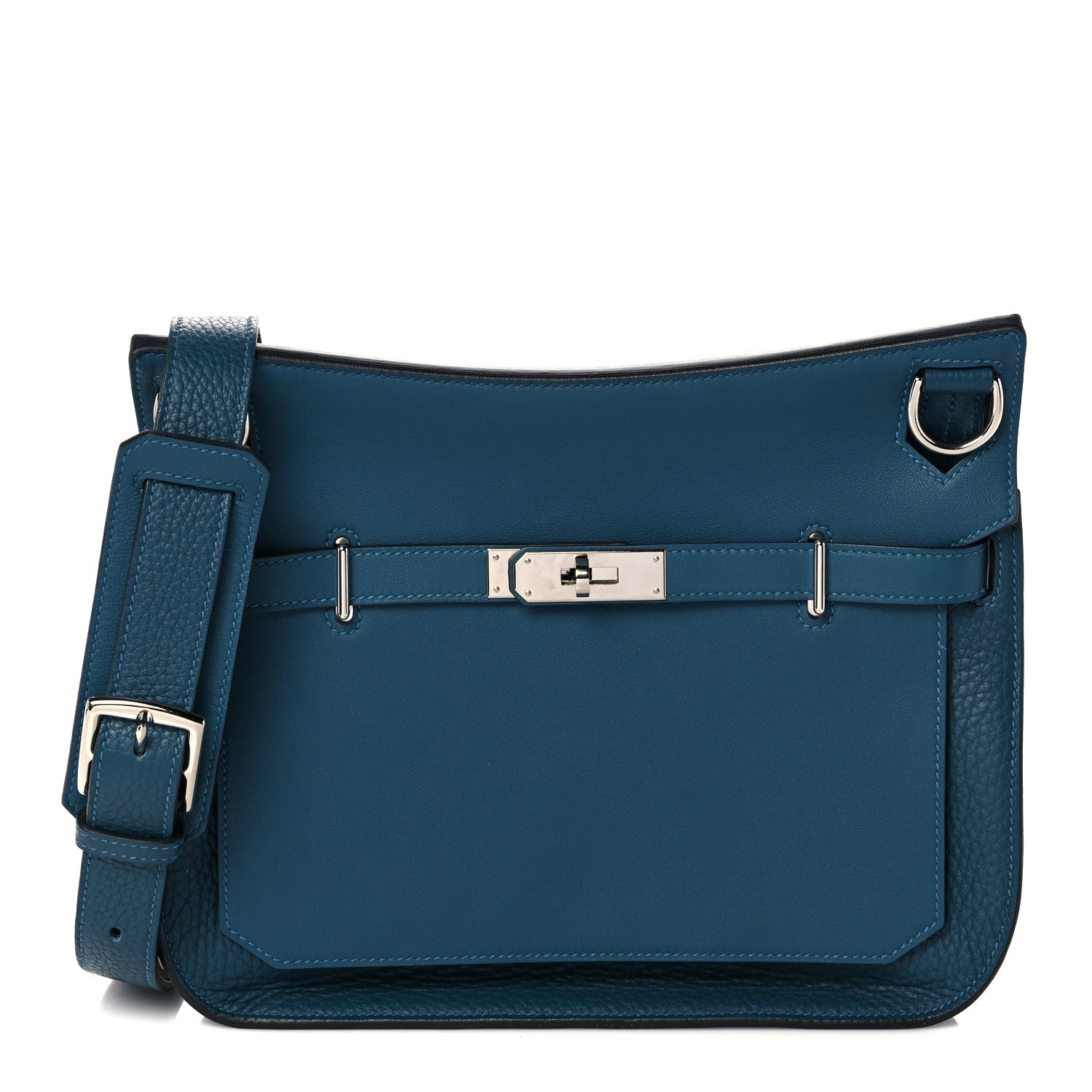 Hermes Taurillon Clemence Swift Jypsiere 28 Cobalt 1 of 9