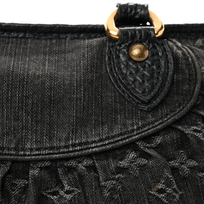 Louis Vuitton Denim Neo Cabby GM Black 13 of 17
