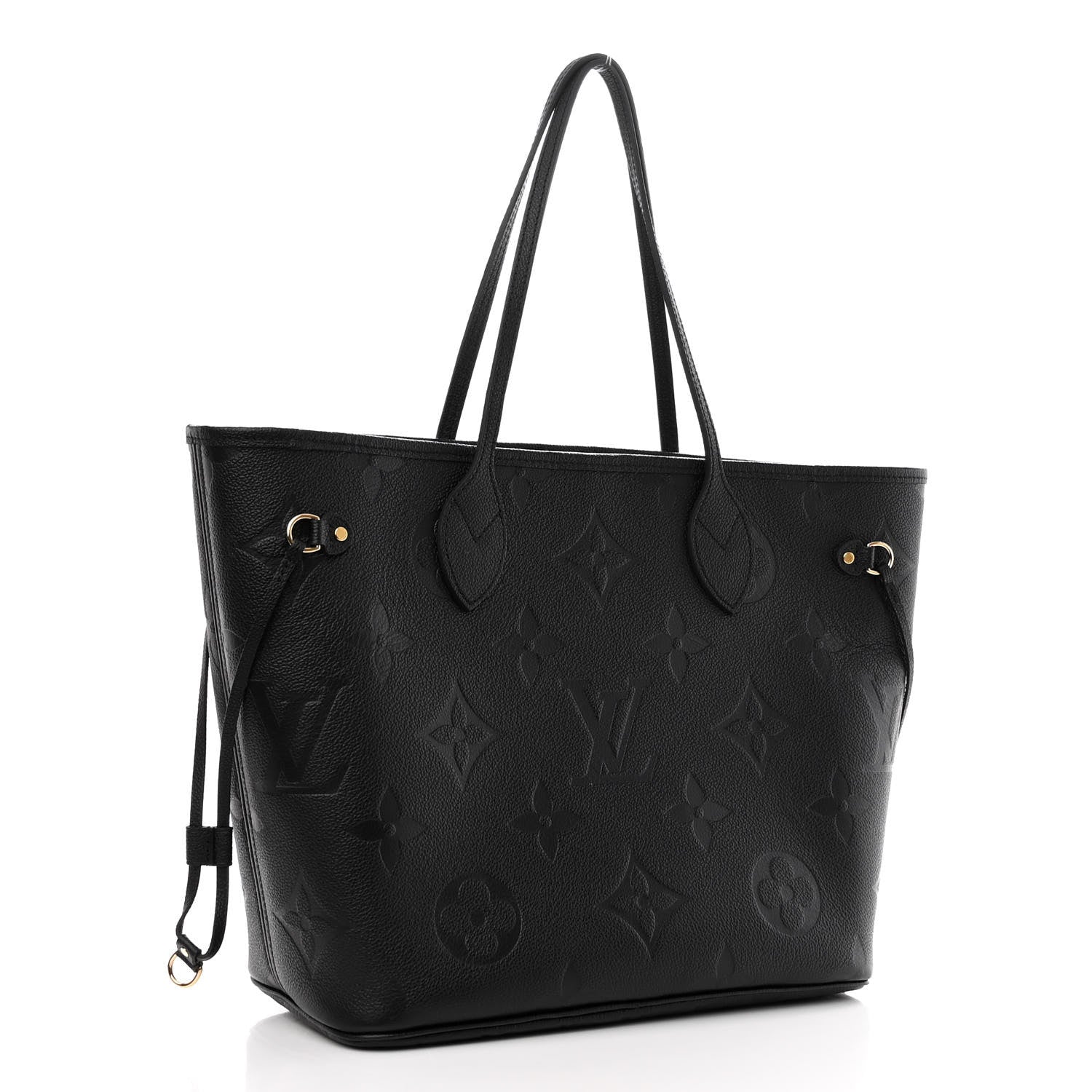 Louis Vuitton Empreinte Monogram Giant Neverfull MM Black 4 of 10