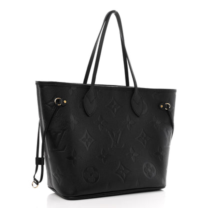 Louis Vuitton Empreinte Monogram Giant Neverfull MM Black 4 of 10