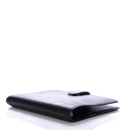 Louis Vuitton Epi Small Ring Agenda Cover Black 4 of 6