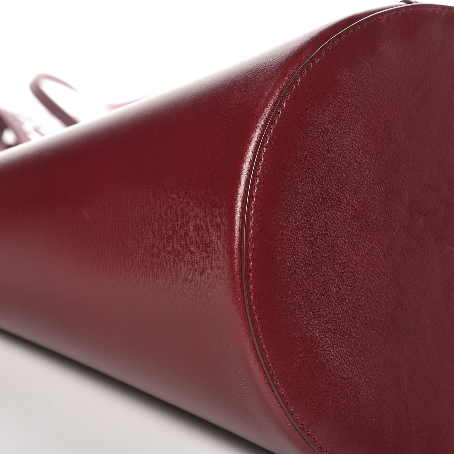 Calfskin Embellished Stella 17 Bucket Pourpre
