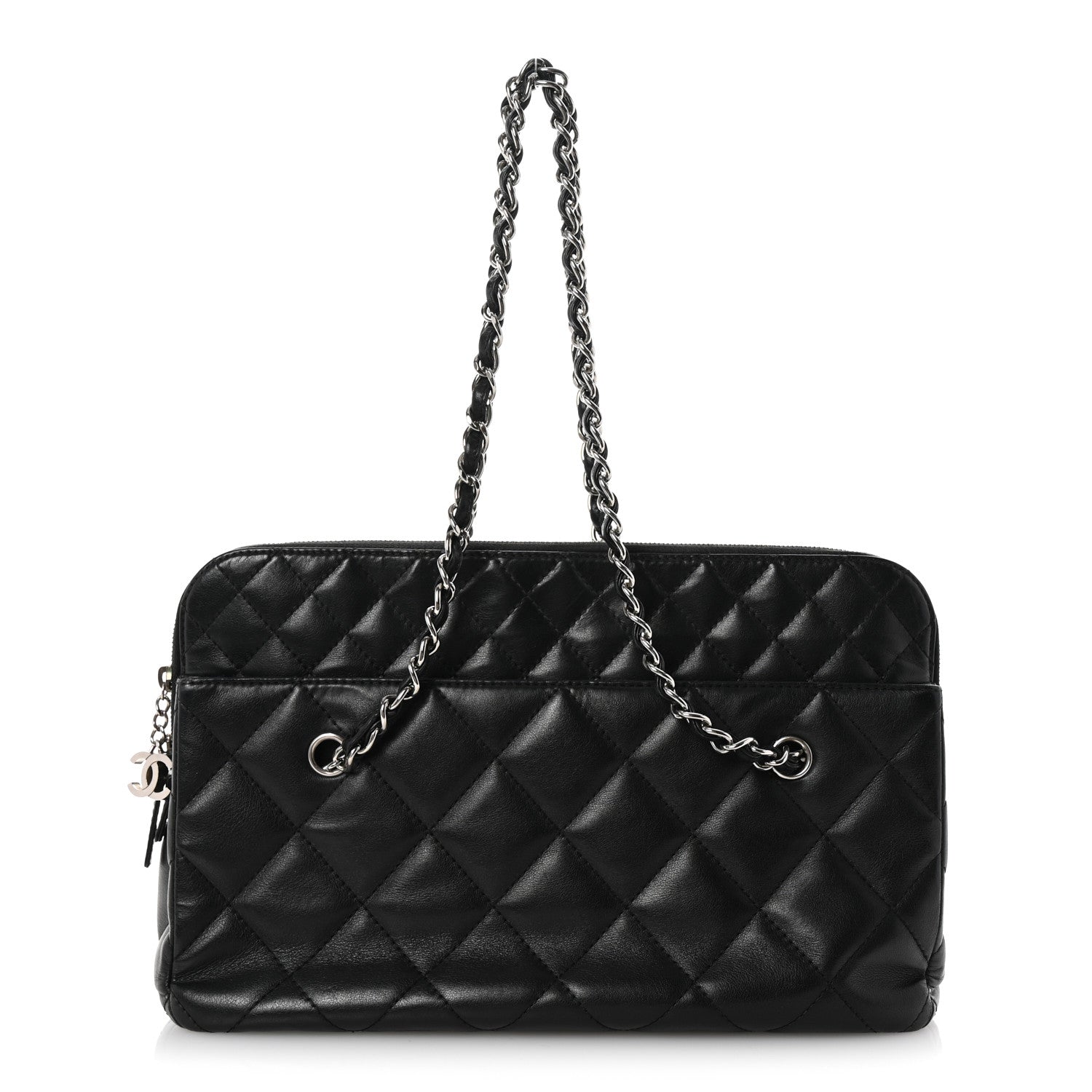 Chanel Calfskin Quilted In The Business Tote Black 1 of 10