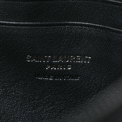 Saint Laurent Grain De Poudre Matelasse Monogram Mini Lou Camera Bag Black 5 of 8