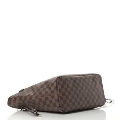 Louis Vuitton Damier Ebene Neo Neverfull MM Rose Ballerine 5 of 11
