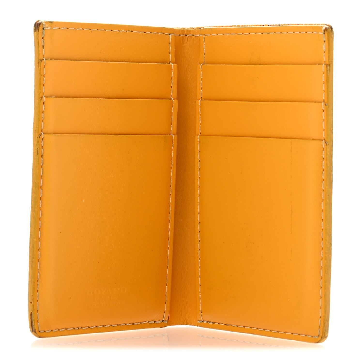 Goyard Goyardine Saint Pierre Card Holder Yellow 5 of 11