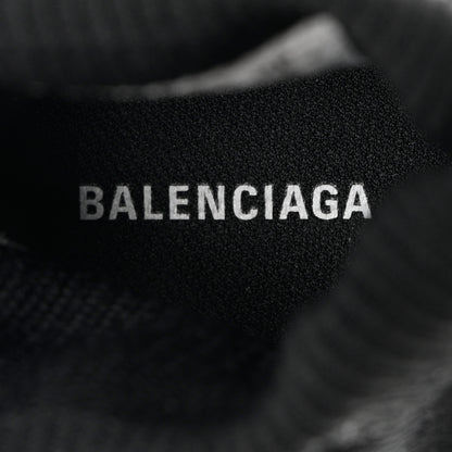 Balenciaga Neoprene Knit Womens Speed Graffiti Sneakers 38 Black White 7 of 12