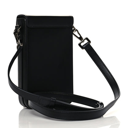 Christian Dior Smooth Calfskin Vertical Pouch Black 2 of 9