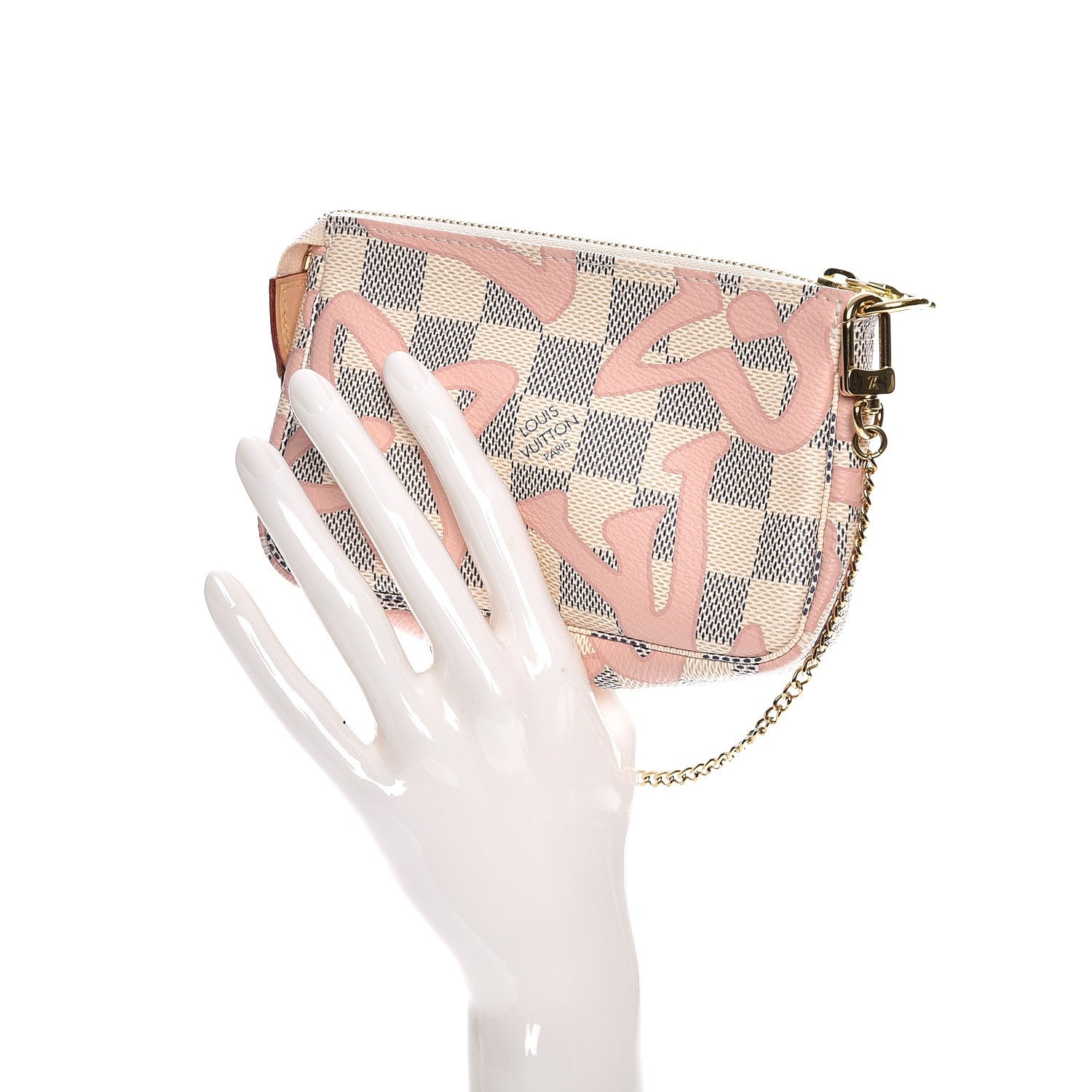 Louis Vuitton Damier Azur Tahitienne Mini Pochette Accessories 2 of 7