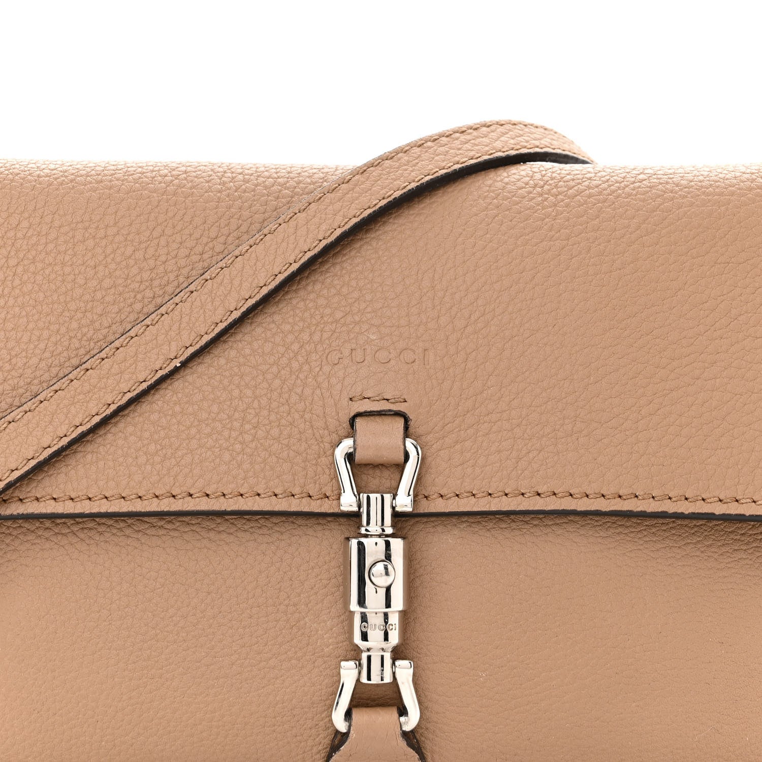 Gucci Grand Prix Calfskin Small Jackie Shoulder Bag Classic Camel 8 of 15