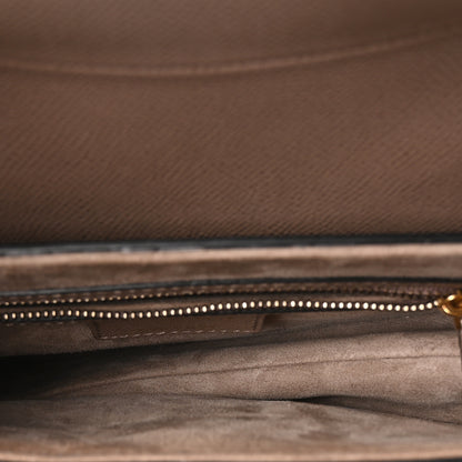 Christian Dior Grained Calfskin Saddle Bag Warm Taupe 5 of 10