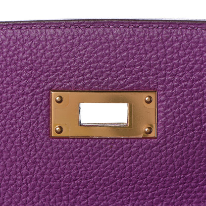 Hermes Togo Kelly Retourne 35 Anemone 13 of 35