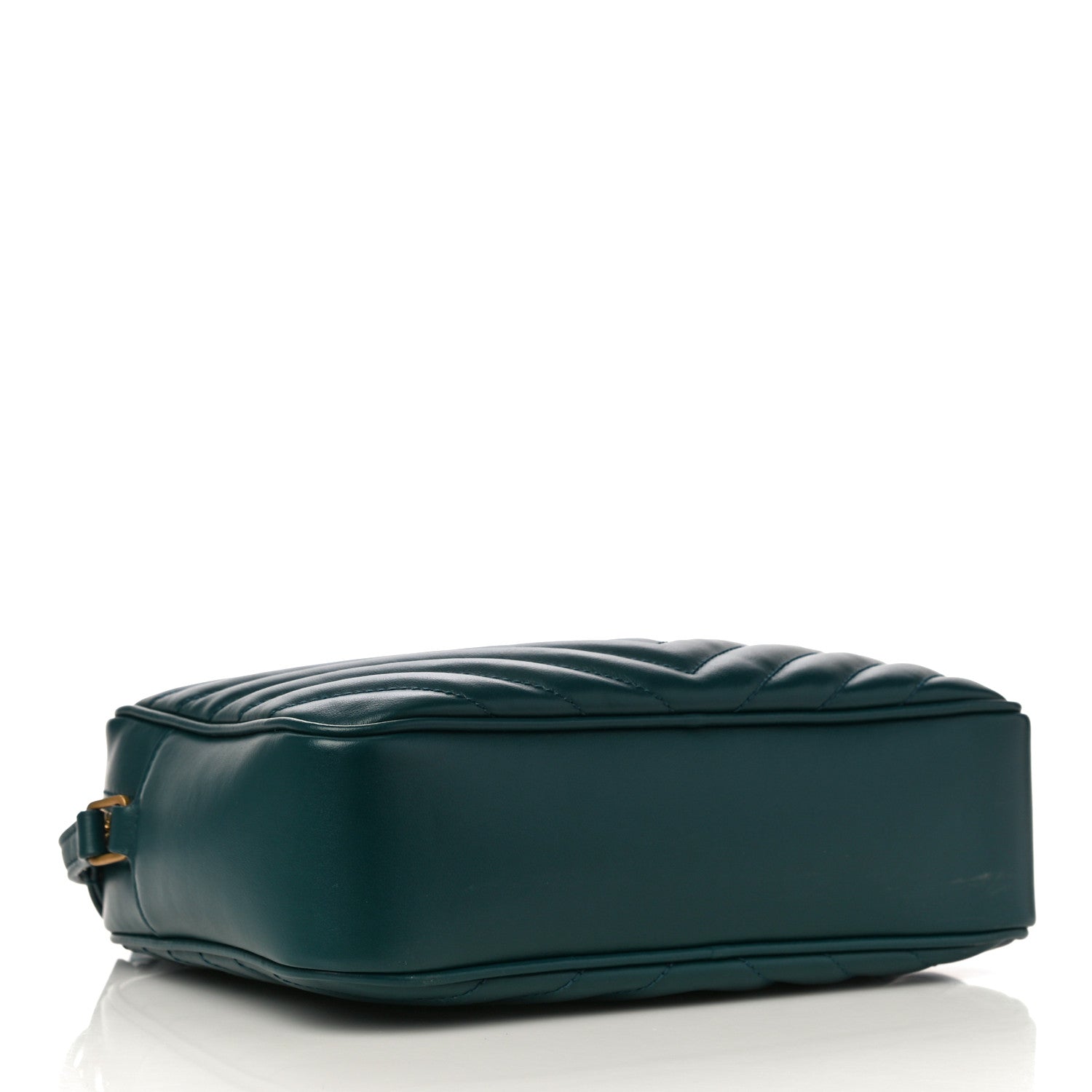 Saint Laurent Calfskin Matelasse Monogram Lou Camera Bag Sea Turquoise 4 of 9