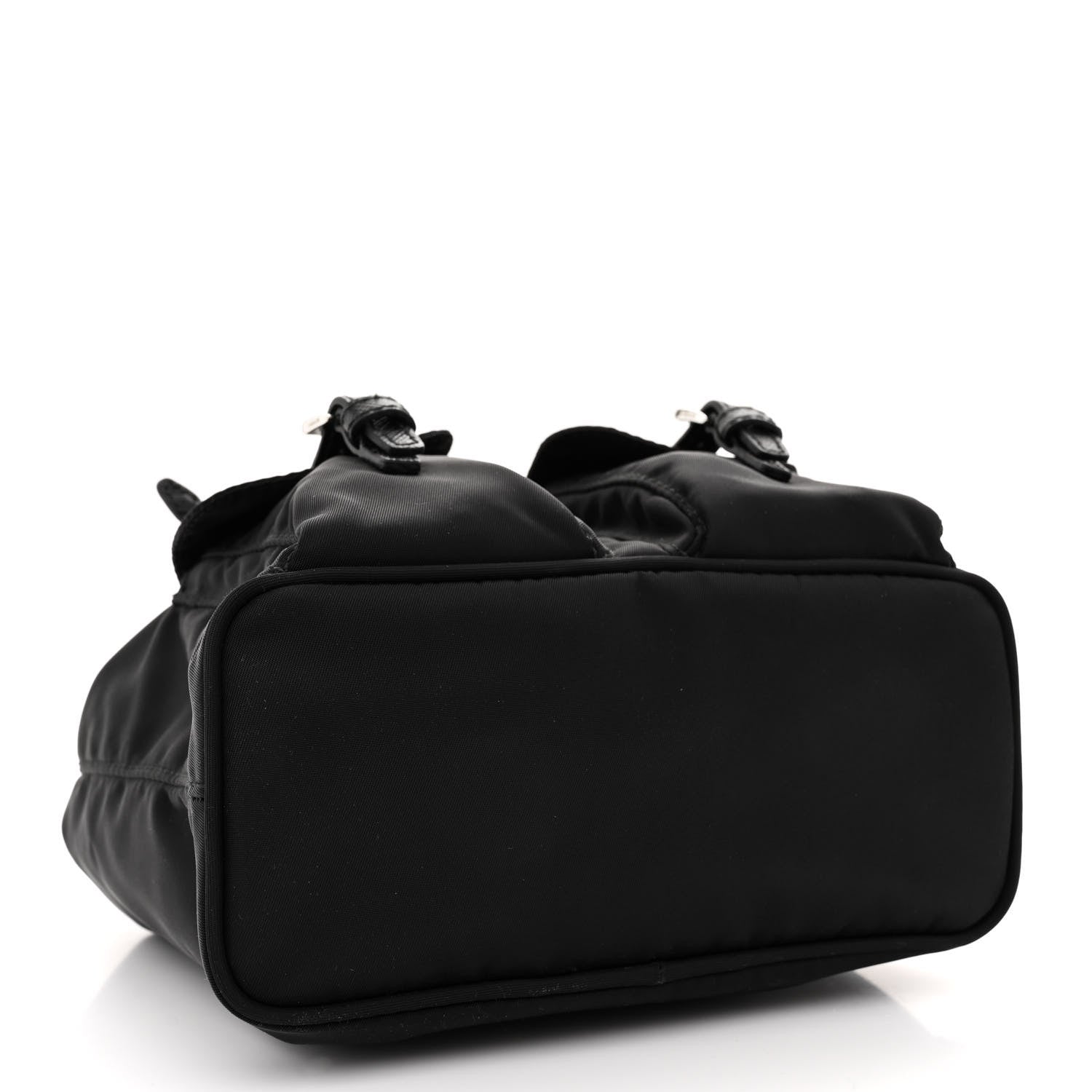Prada Nylon Vela Mini Crossbody Backpack Black 4 of 9