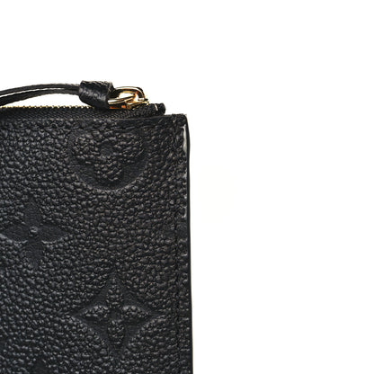 Louis Vuitton Empreinte Pochette Felicie Chain Wallet Black 10 of 11