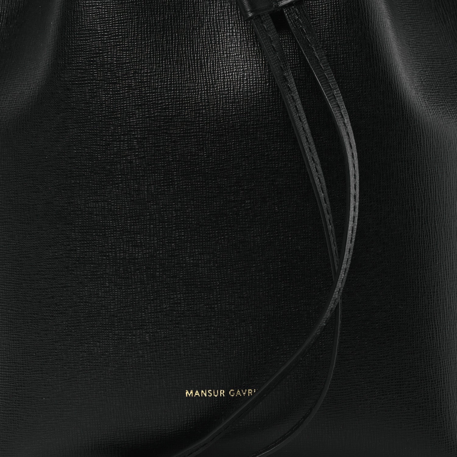 Mansur Gavriel Calfskin Mini Bucket Bag Black Flamma 8 of 10