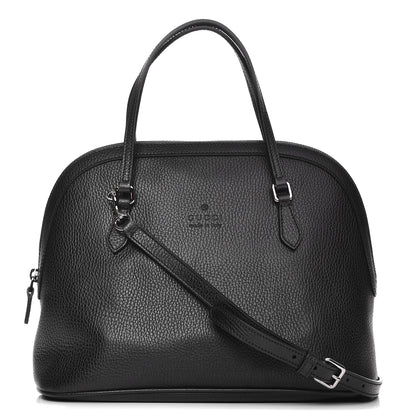 Gucci Calfskin Medium Dome Bag Black 1 of 8