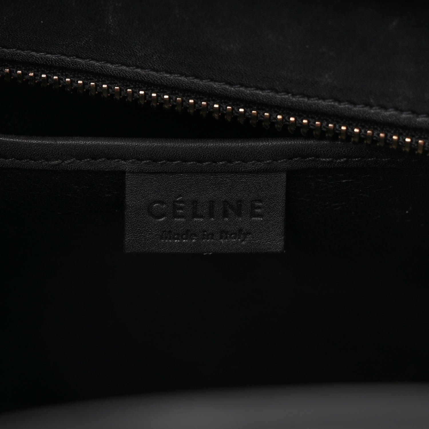 Celine Smooth Calfskin Nano Luggage Black 7 of 9