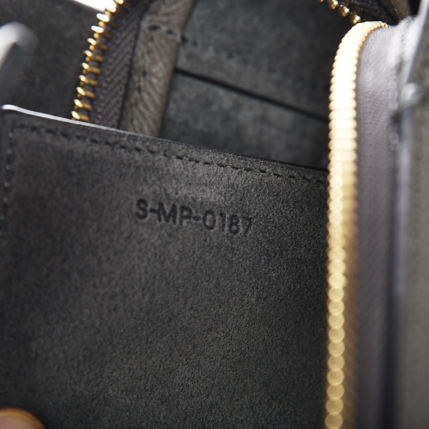 Baby Grained Calfskin Micro Belt Bag Grey