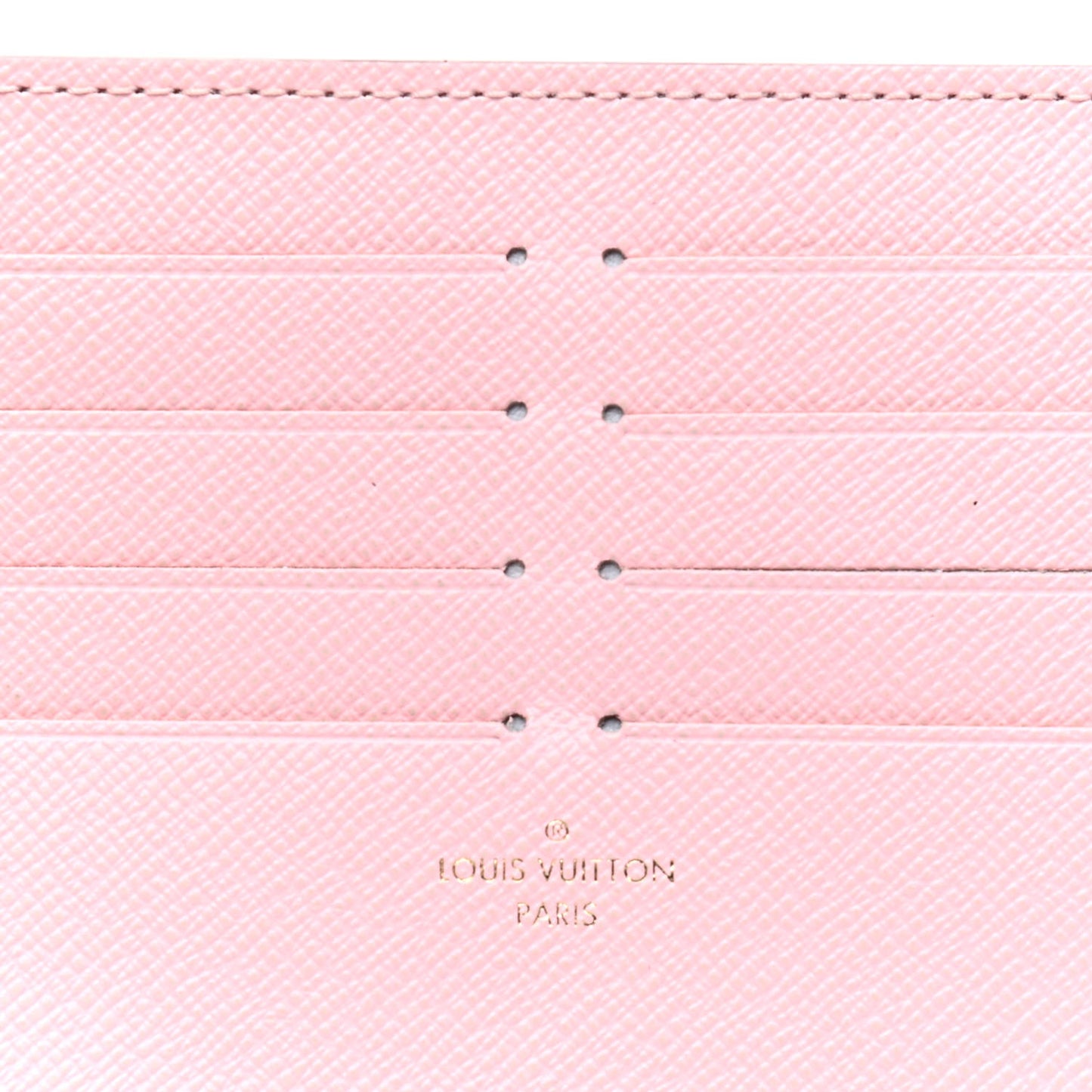 Calfskin Felicie Card Holder Insert Rose Ballerine