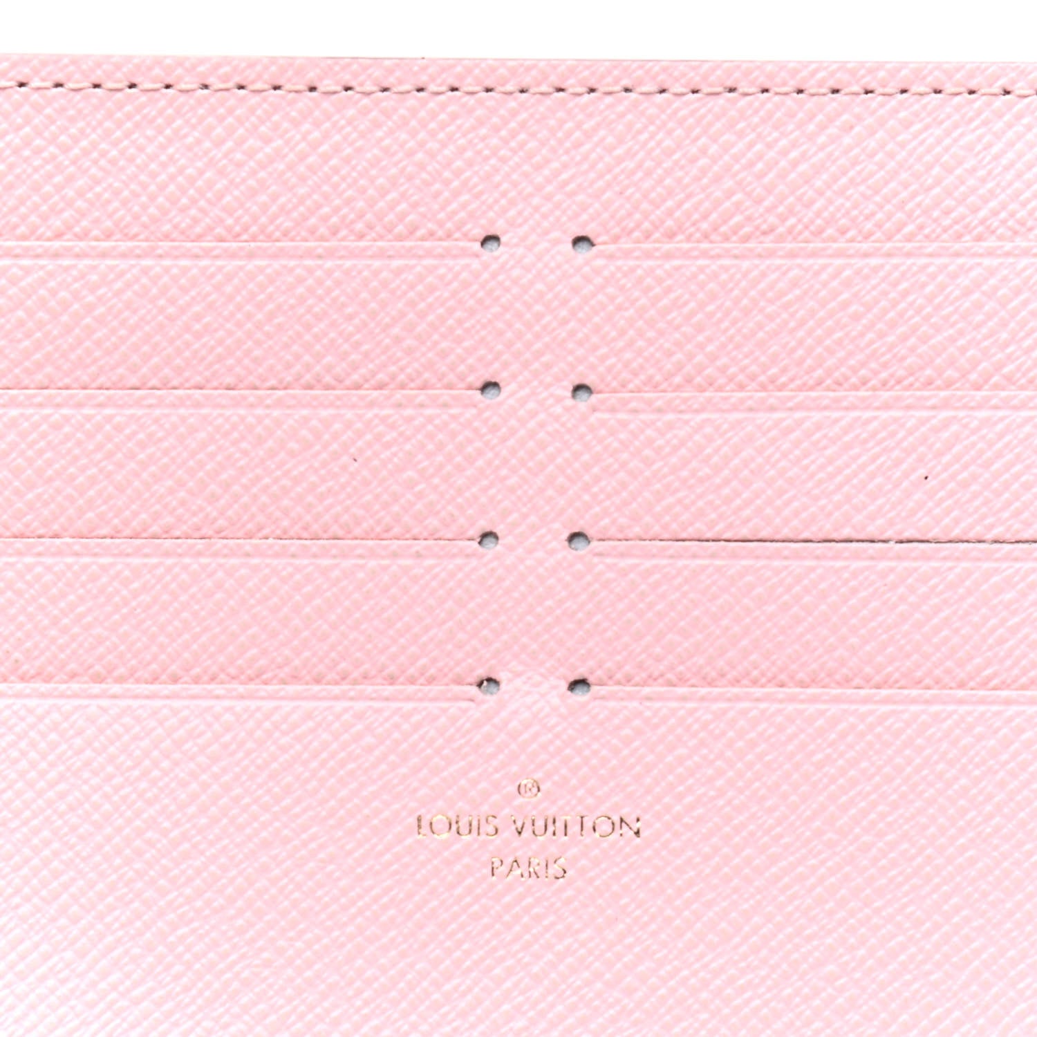 Louis Vuitton Calfskin Felicie Card Holder Insert Rose Ballerine 4 of 4