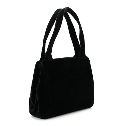 Chanel Velvet CC Shoulder Bag Black 4 of 21