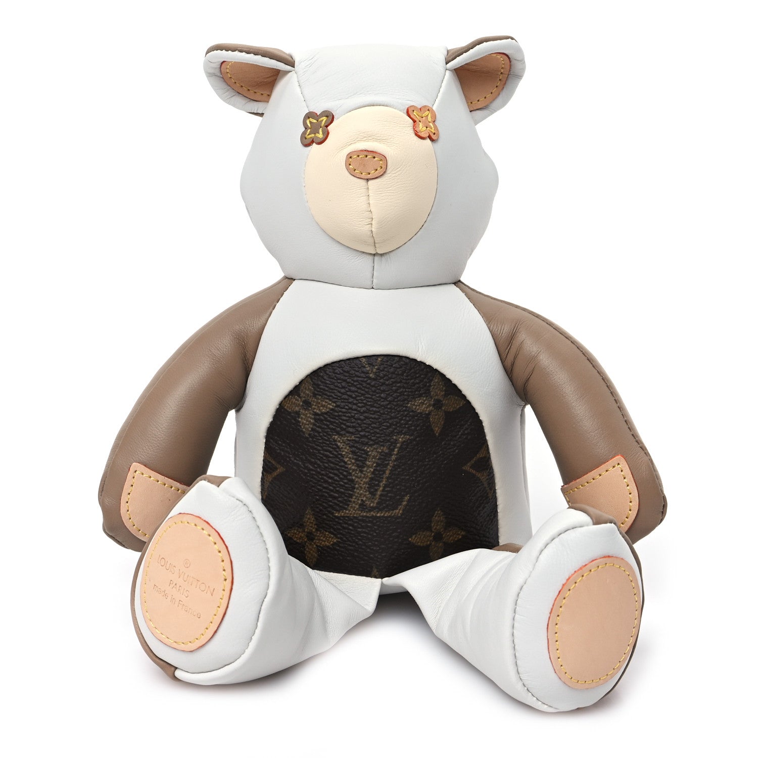 Louis Vuitton Calfskin Monogram Doudou Louis Bear Beige 1 of 7