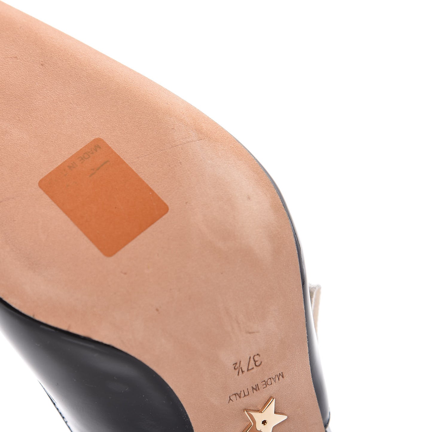 Patent Ribbon J'Adior Slingback 100mm Pumps 37.5 Black