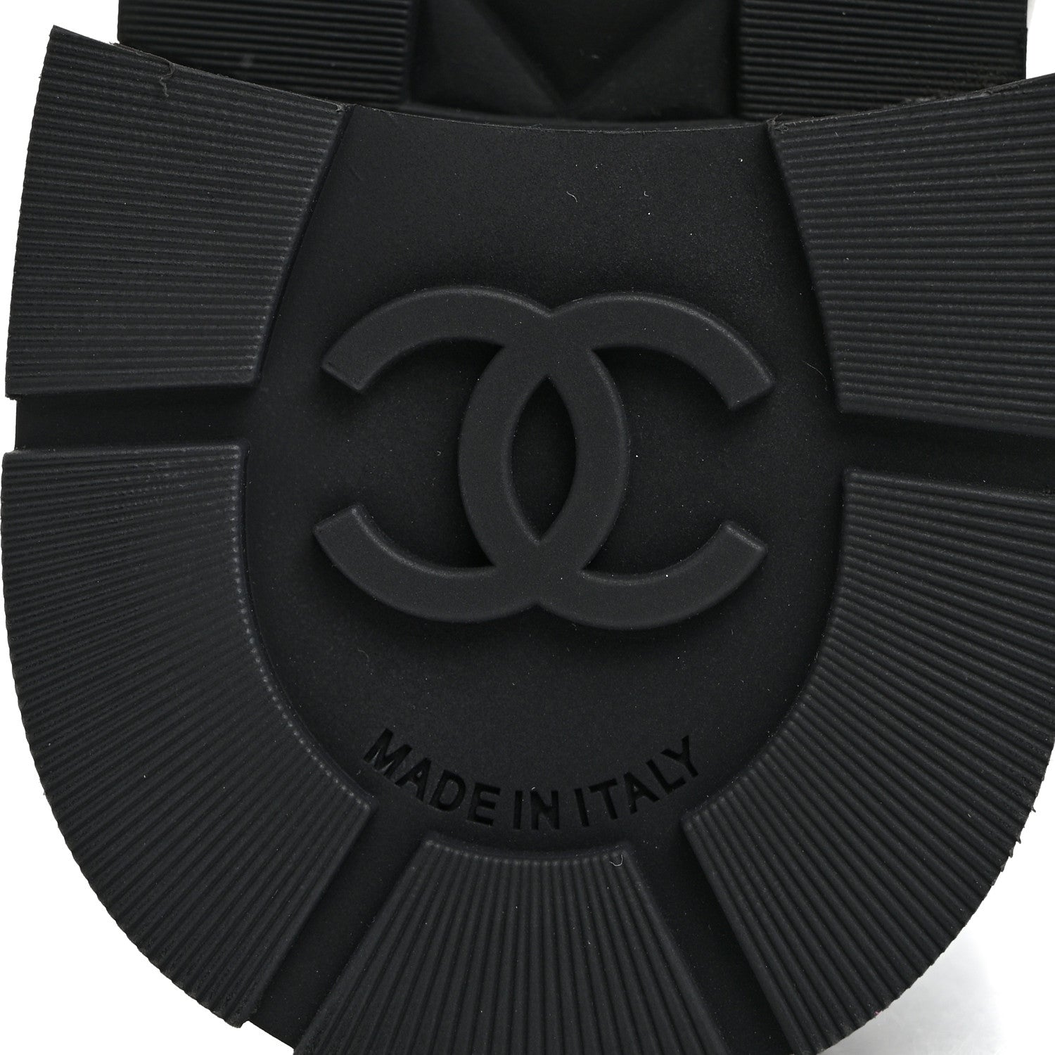 Chanel Calfskin Knit CC Short Boots 36 Black 8 of 9