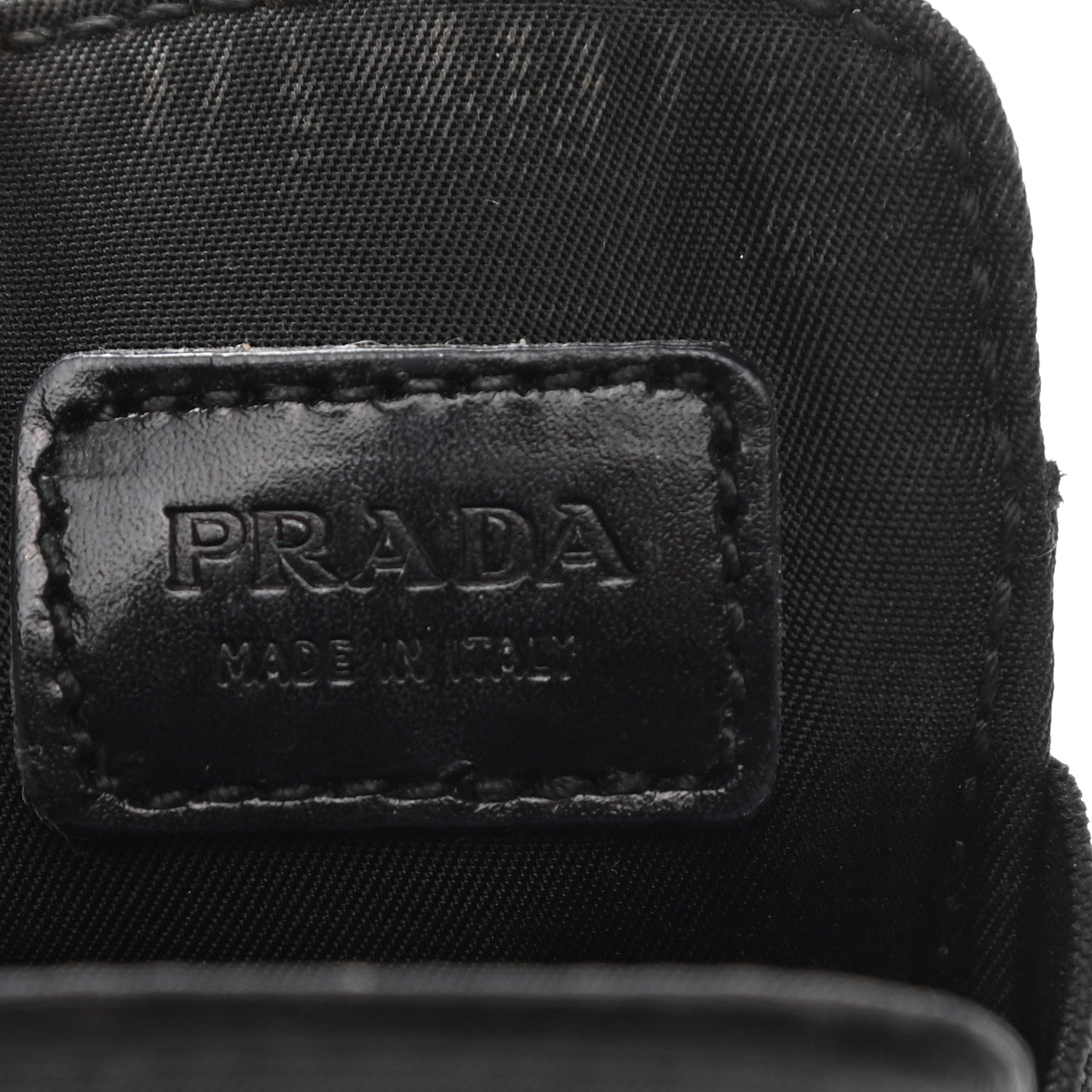 Prada Nylon Phone Case Pouch Black 4 of 5