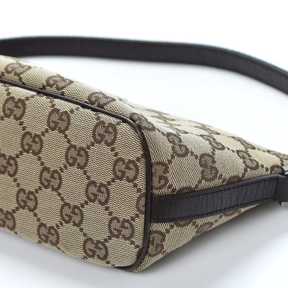 Gucci Monogram Web Boat Pochette Brown 6 of 9