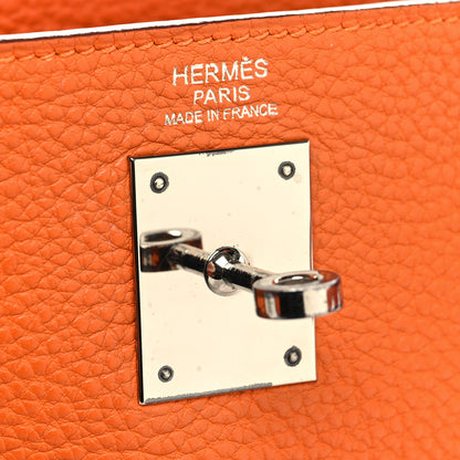 Hermes Togo Kelly Retourne 32 Orange 6 of 13