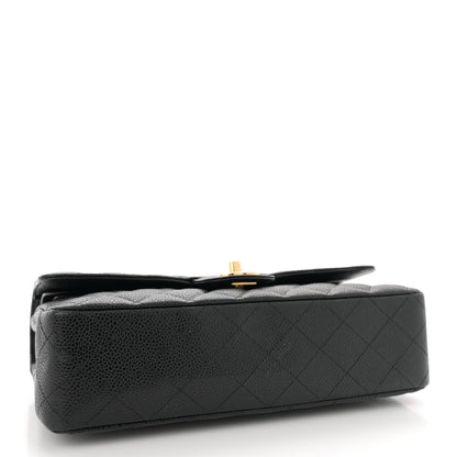 Chanel Caviar Quilted Medium Double Flap Black 4 of 13