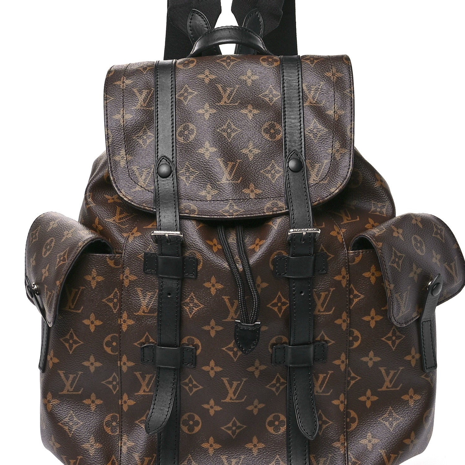 Louis Vuitton Monogram Macassar Christopher MM Backpack 7 of 10