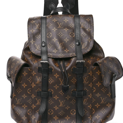 Louis Vuitton Monogram Macassar Christopher MM Backpack 7 of 10