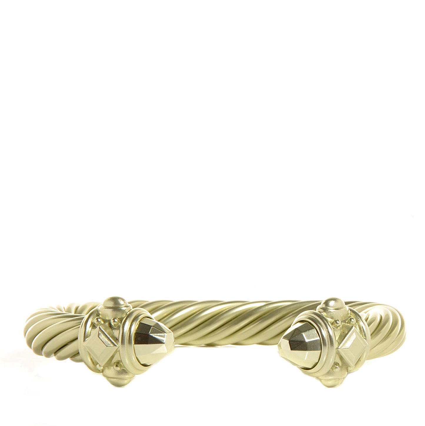Aluminum Renaissance 10mm Cable Bracelet Champagne
