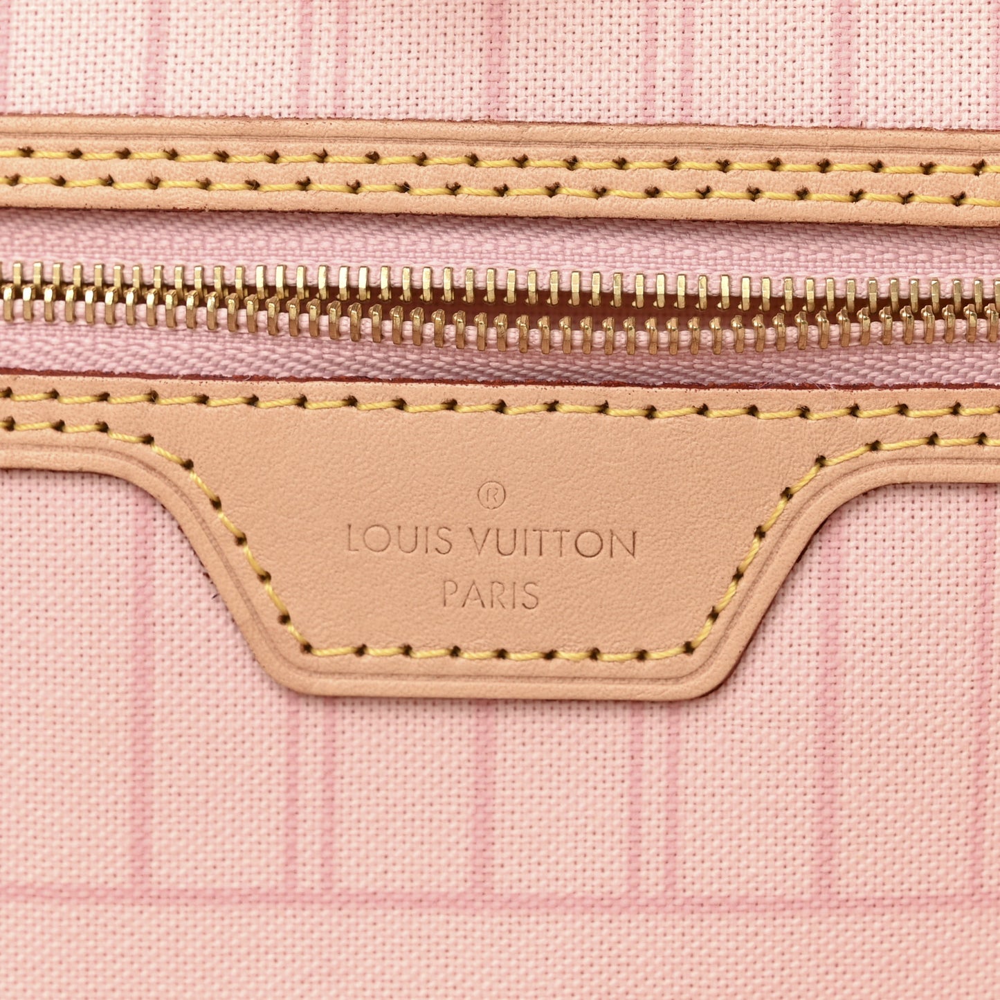 Damier Azur Neo Neverfull MM Rose Ballerine