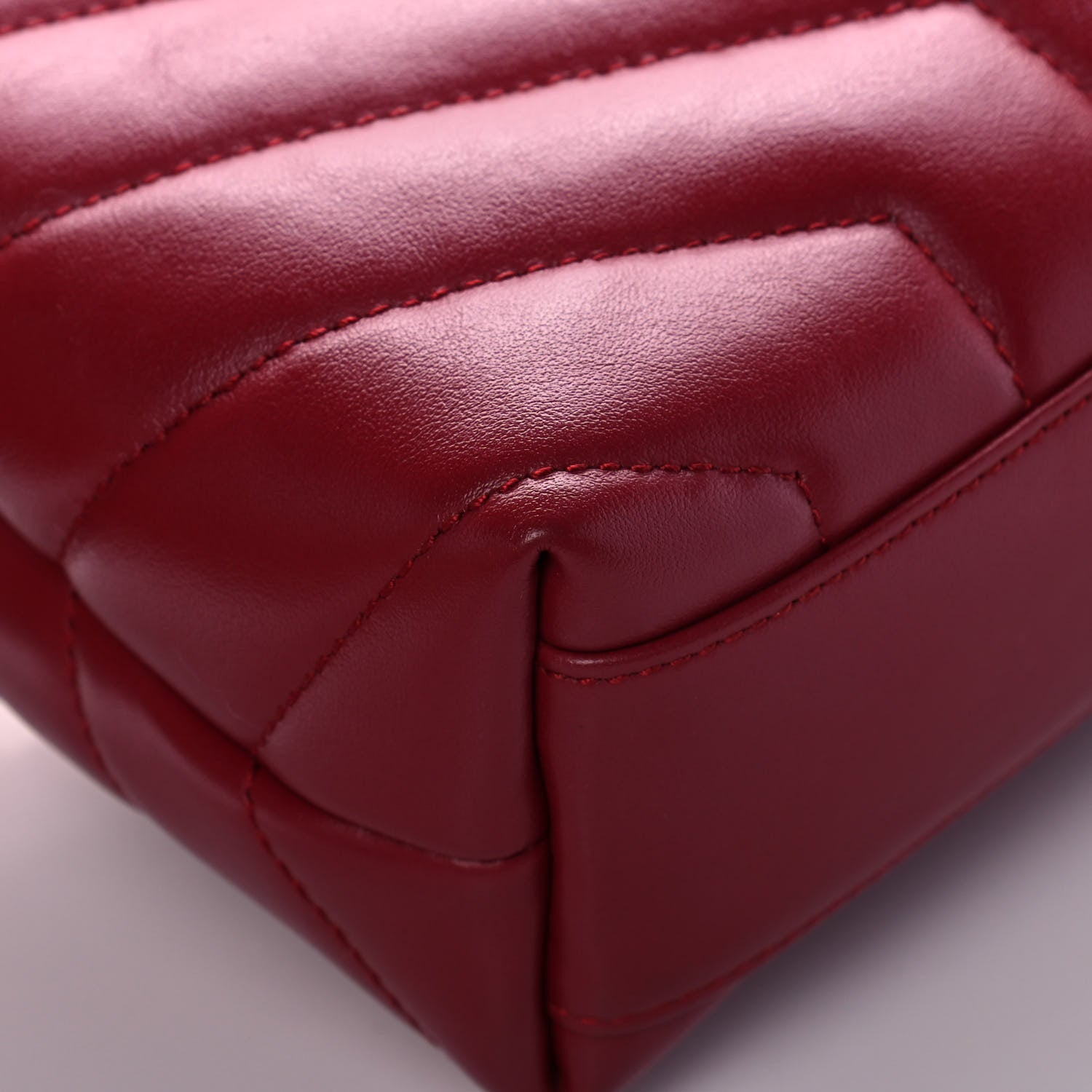 Saint Laurent Calfskin Y Quilted Monogram Toy Loulou Crossbody Bag New Lipstick 11 of 14