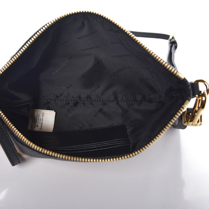 Burberry House Check Derby Peyton Crossbody Clutch Bag Black 5 of 8