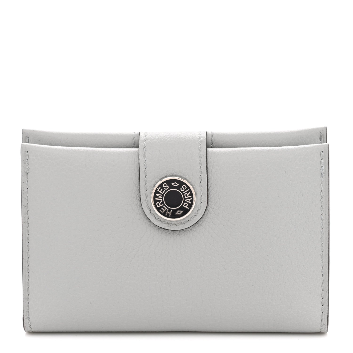 Hermes Evercolor Bi-Color RMS Card Holder Bleu Glacier Ardoise 1 of 7