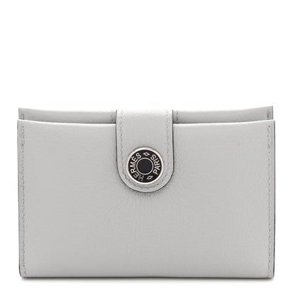 Hermes Evercolor Bi-Color RMS Card Holder Bleu Glacier Ardoise 1 of 7